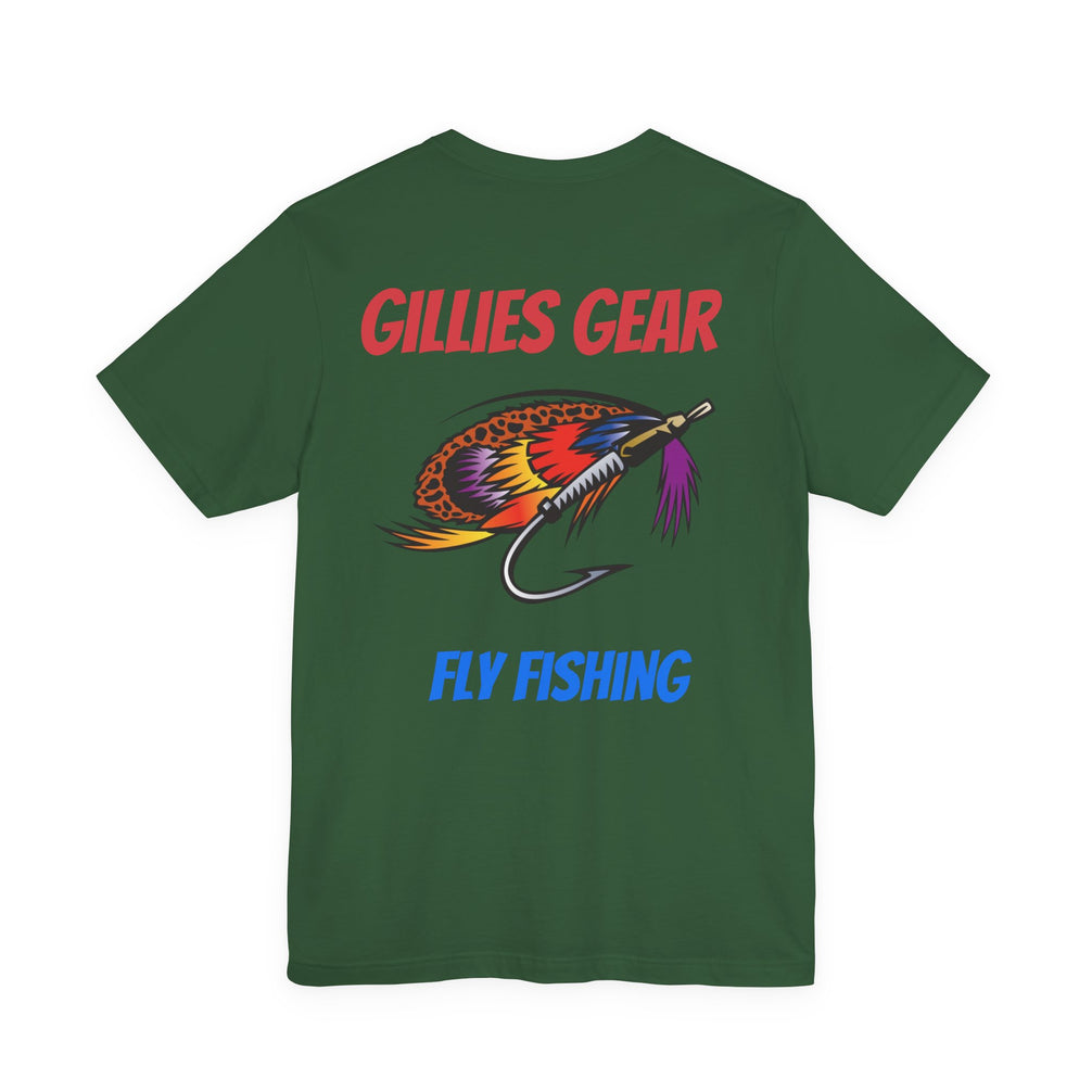 Trout Fly Fishing Tee — Gillies Gear Graphic Fishing T‑Shirt