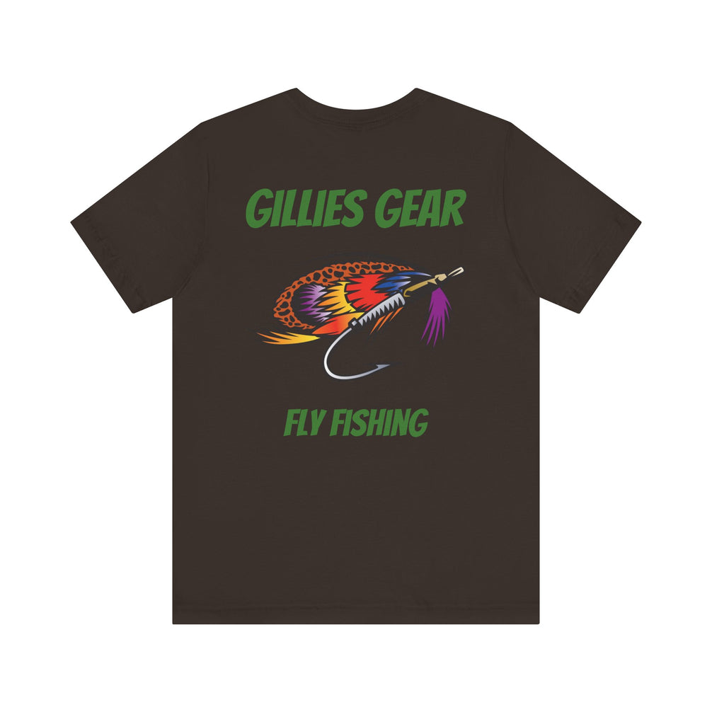Trout Fly Fishing Tee — Gillies Gear Graphic Fishing T‑Shirt