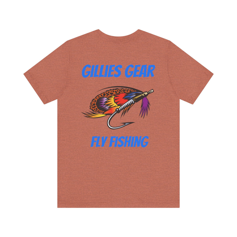 Trout Fly Fishing Tee — Gillies Gear Graphic Fishing T‑Shirt