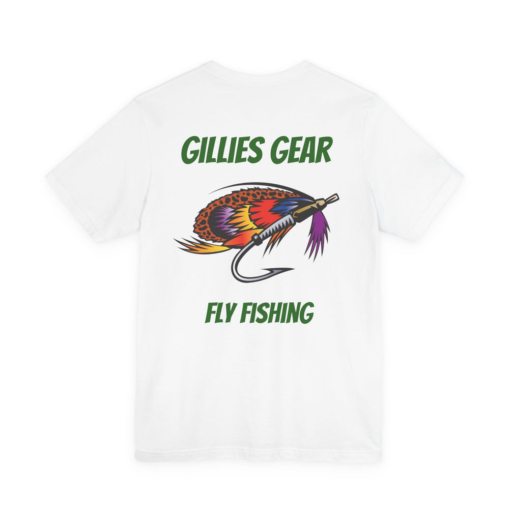 Trout Fly Fishing Tee — Gillies Gear Graphic Fishing T‑Shirt