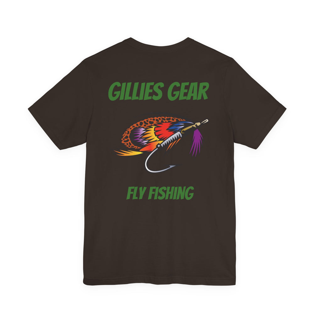 Trout Fly Fishing Tee — Gillies Gear Graphic Fishing T‑Shirt