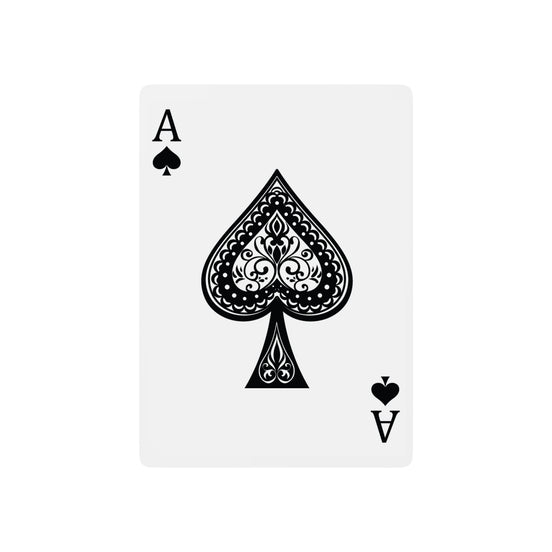 Tartan Fly Fishing Poker Playing Cards — Purple Flies on Plaid Back, Casino-Quality Deck