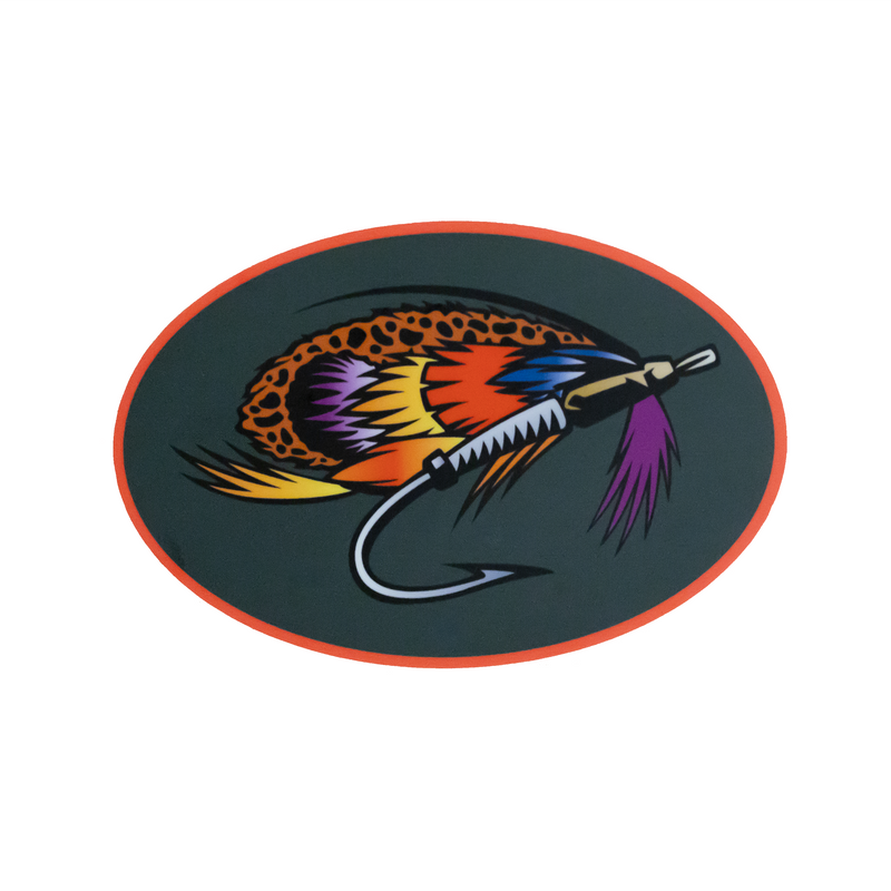 Green Gillies Fly Sticker